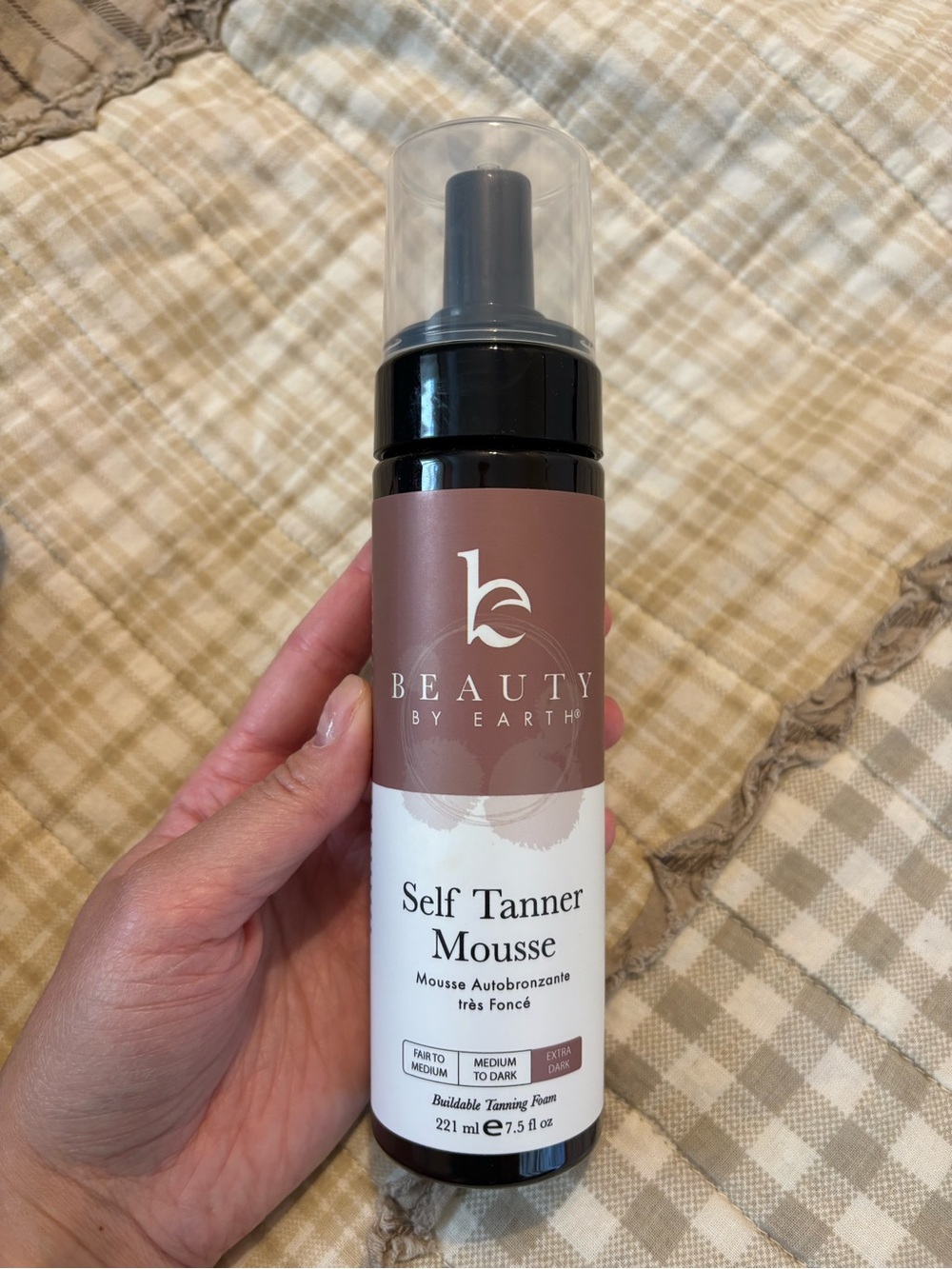 Beauty By Earth Self Tanner Mousse Extra Dark NIB - Picture 8 of 10